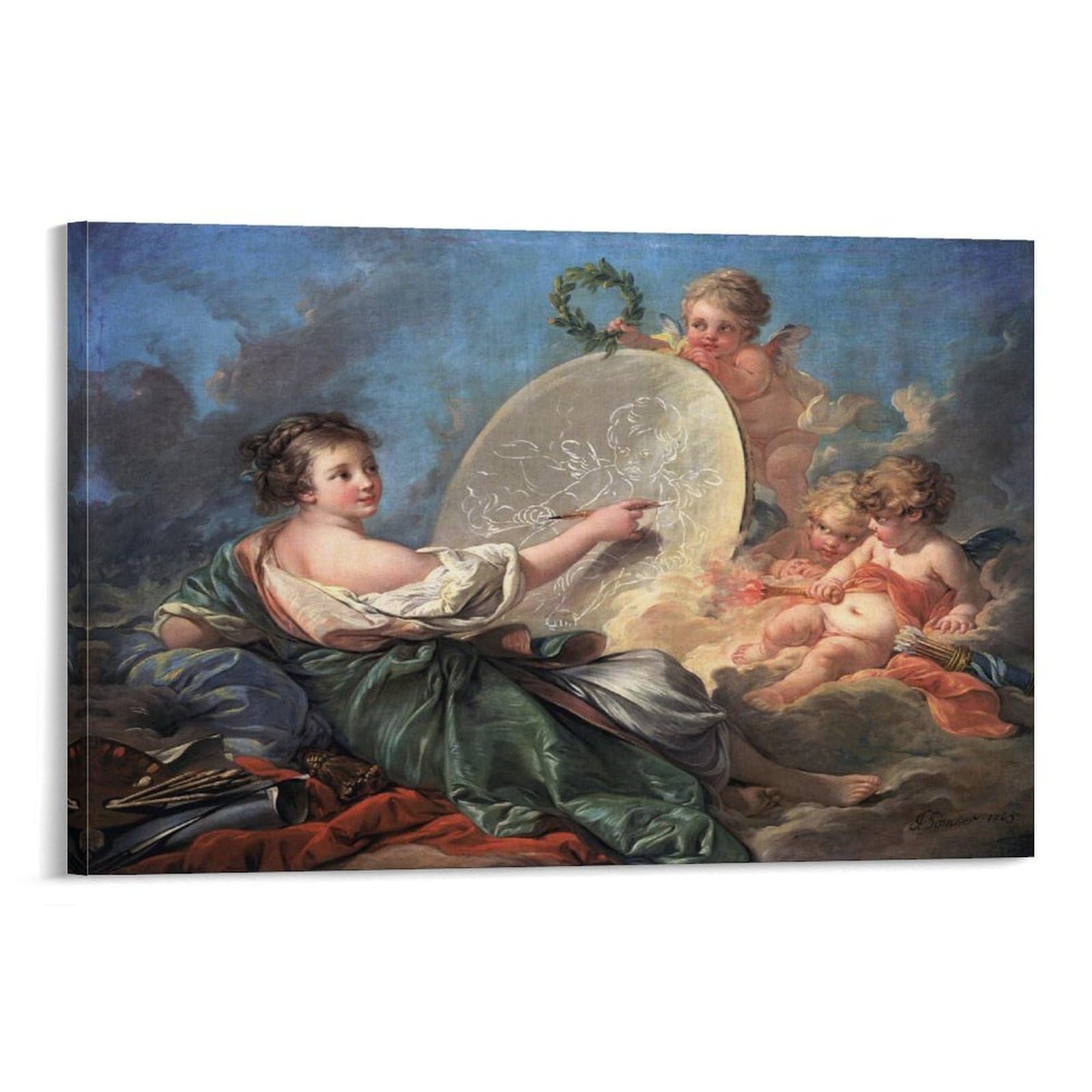 Poster Francois Boucher impression sur toile déco 60x90 cm - 8