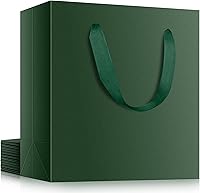 Vista 27 de EUSOAR Bolsas grandes de papel de papel para regalo, 12 bolsas de papel kraft de 12.5 x 4.5 x 11 pulgadas con asas a granel, para venta al por