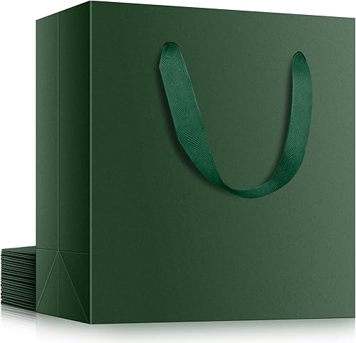 Miniatura 27 de EUSOAR Bolsas grandes de papel de papel para regalo, 12 bolsas de papel kraft de 12.5 x 4.5 x 11 pulgadas con asas a granel, para venta al por