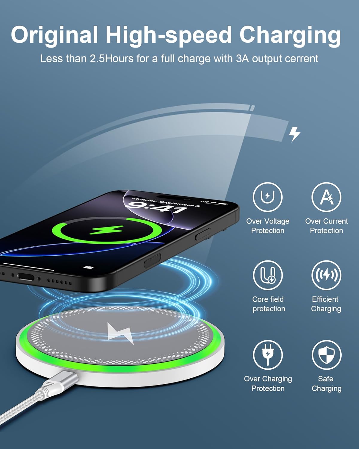 Pixel 10 Pro XL Wireless Charger Android Fast Charging For Google Pixel 10 9 Pro Xl 8 8a 7, 2-Pack 15w Wireless Charging Pad Cargador Inalmbrico Para Samsung For Galaxy S25 Ultra Iphone 16e 16 Pro Max Pixel 10 Pro XL Wireless Charger Android Fast Charging For Google Pixel 10 9 Pro Xl 8 8a 7, 2-Pack 15w Wireless Charging Pad Cargador Inalmbrico Para Samsung For Galaxy S25 Ultra Iphone 16e 16 Pro Max