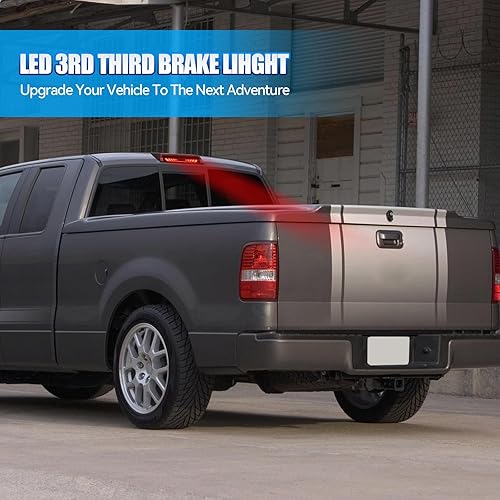 Miniatura 7 de Tercera tercera luz de freno, TIME TUNNEL Luz de freno LED secuencial de montaje alto para Ford F150 2004-2008, Ford Explorer Sport Trac06-08