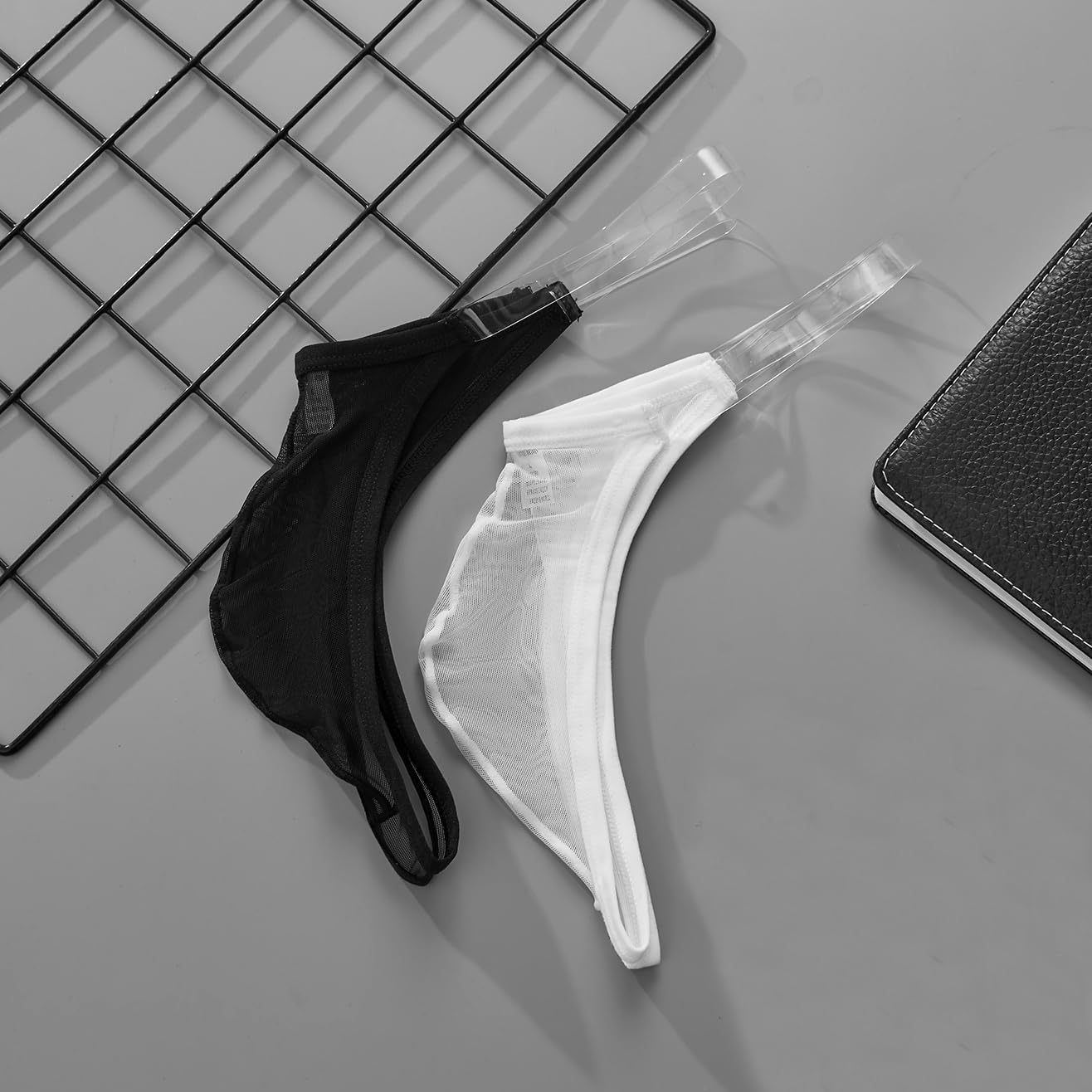 Men's Sexy See Through Mesh Soft T-back Undies Underpants - Image 4