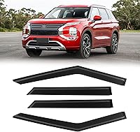 Vista 395 de Visera de ventana para Chevy Silverado 1500/GMC Sierra 1500/Avalanche/Suburban Crew Cab 2007-2013, protectores de lluvia, deflector de ventilación