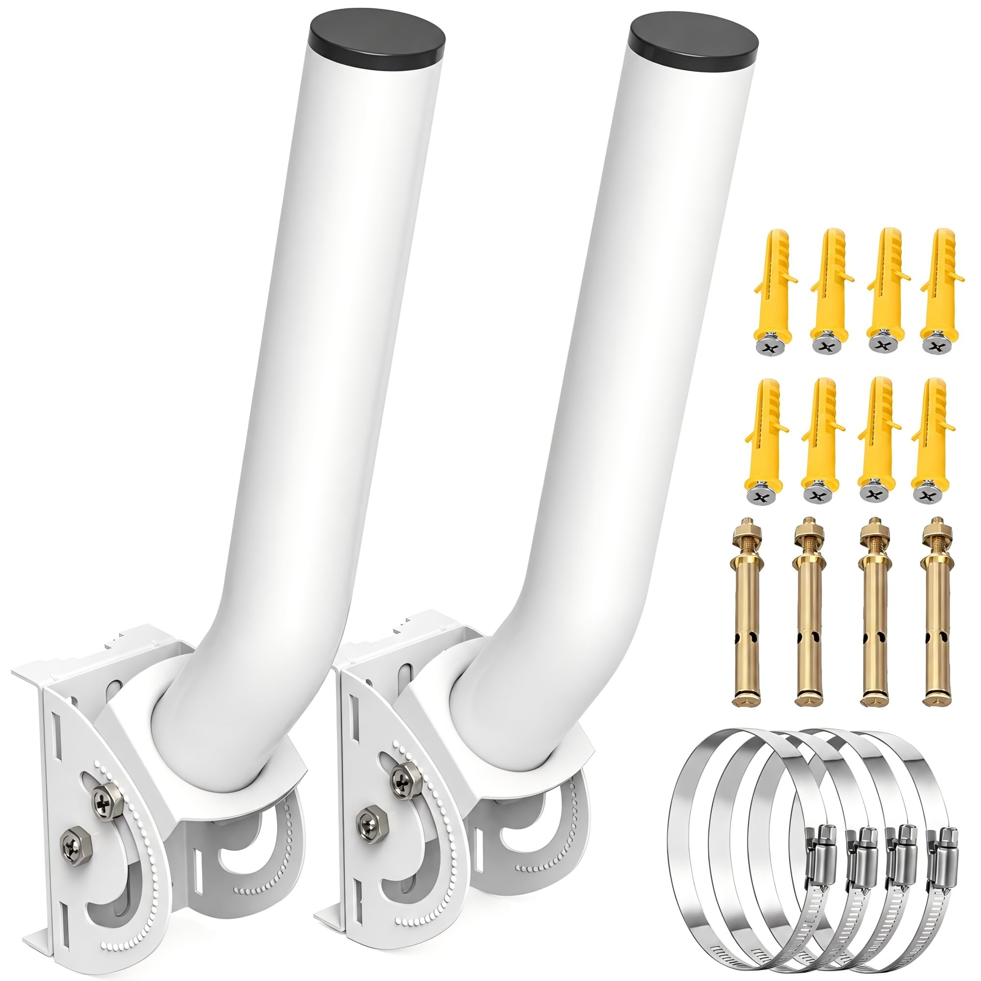 Universal Wireless Bridge Mount, 2-Pack Antenna Pole Mounting Bracket