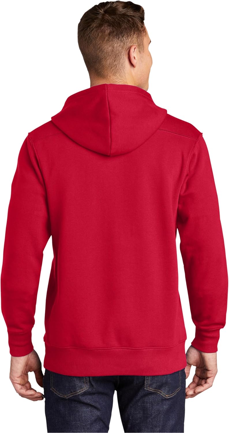 SPORT-TEK Men's Lace Up Pullover Hooded Sweatshirt - Image 3