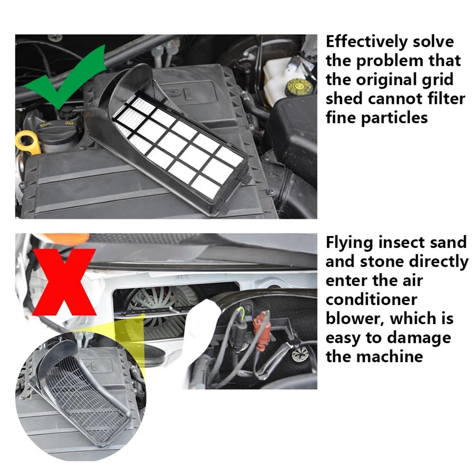 Filtr powietrza samochodu 6R0815479A pasuje do Volkswagen Polo Jettas Saveiro Vento Ameo Skoda samochodowe zespoły filtrów zewnętrznych filtr powietrza Filtr zamienny