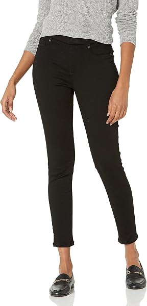 Amazon Essentials Donna Jegging Elasticizzato Senza Zip a Vita Media - Colori Fuori Produzione - 1