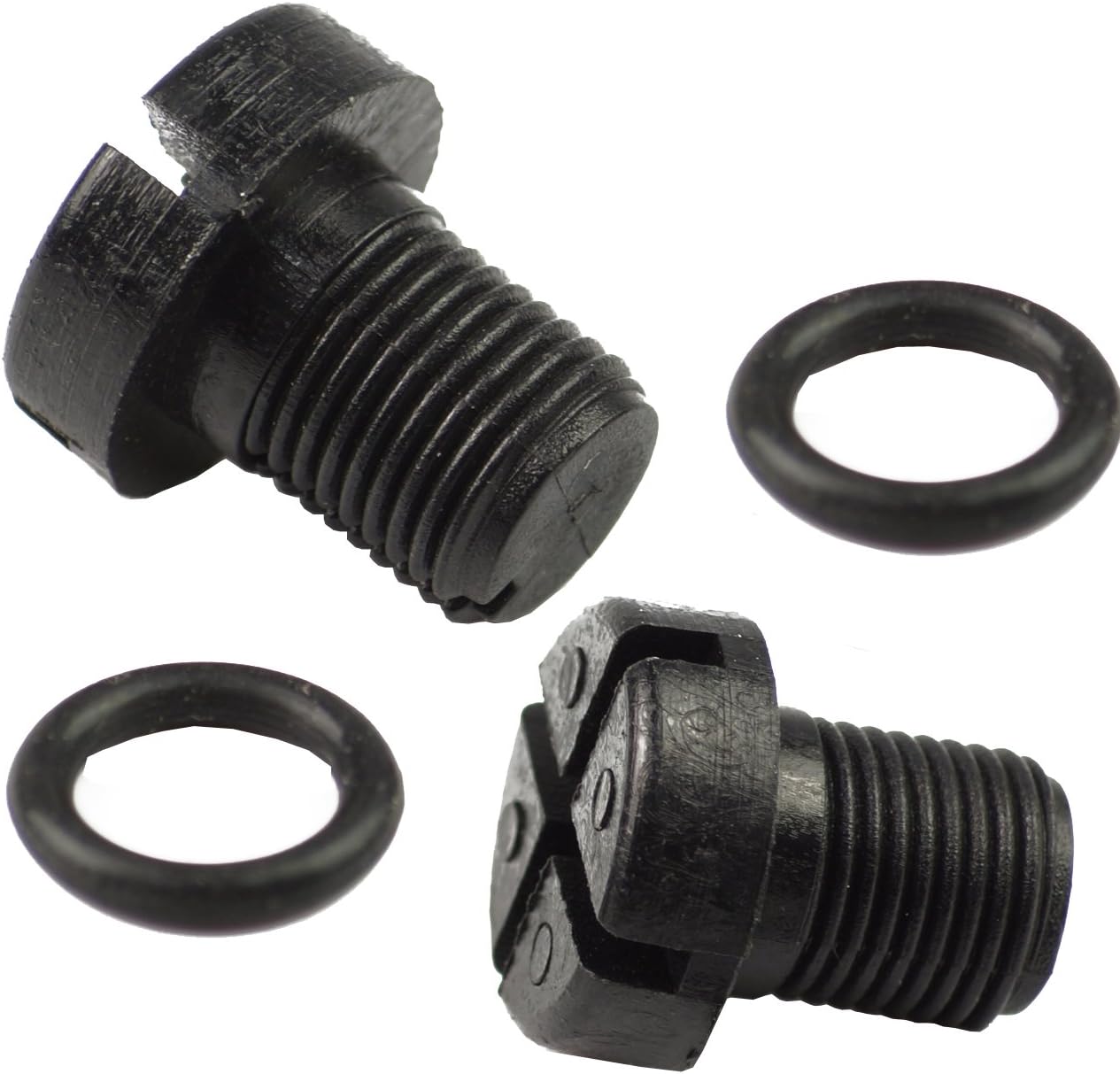 TOPAZ 17111712788 Coolant Expansion Tank Bleeder Screw with O-Ring for BMW E46 E90 Mini Cooper (Pack of 2)