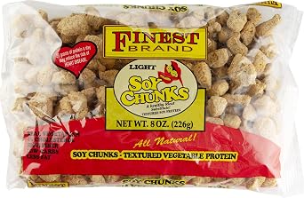 Jamaican Choice Light Soy Chunks, Textured Protein | 8 oz 1-Pack
