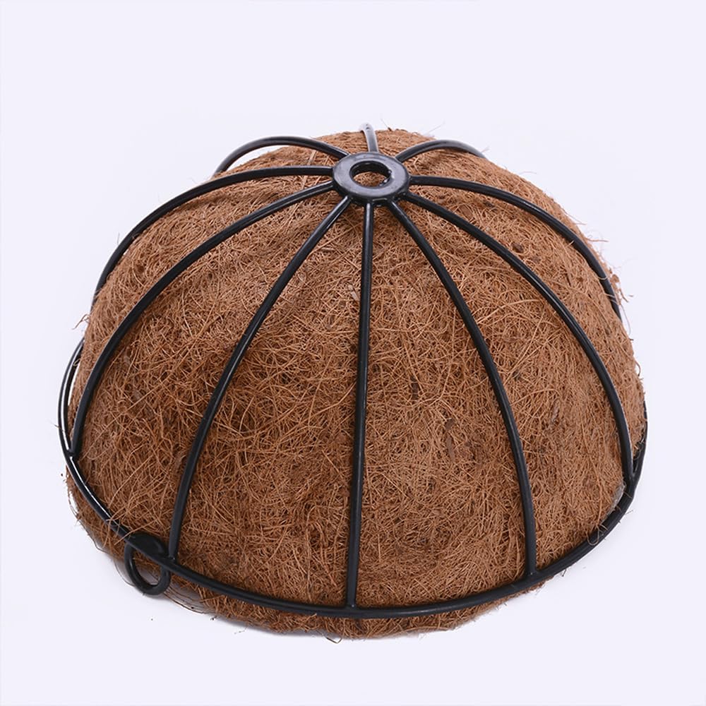 BestAlice 2 Pz Cesti da Appendere per Piante Fioriera da Appendere 7.8 Pollici Rattan Portafiori Porta Appendiabiti Epipremnum Vaso Canapa Corda da Parete Paglia Decorativa Fioriera Decorativa