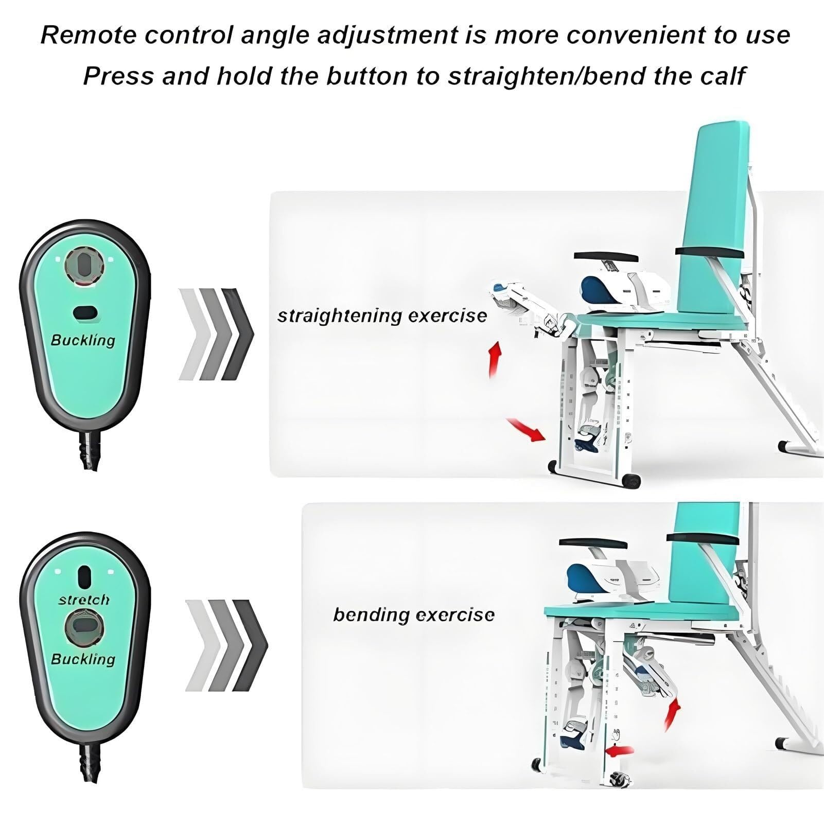 Electric Knee Trainer for - Adjustable Range -10° to 150°