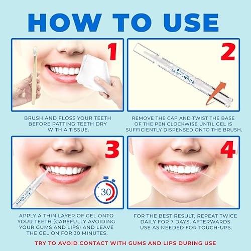 Miniatura 4 de Venus Visage - Bolígrafo blanqueador dental 2unidades más de 20usos eficaz e indoloro no causa sensibilidad apto para viajes fácil de usar hermosa