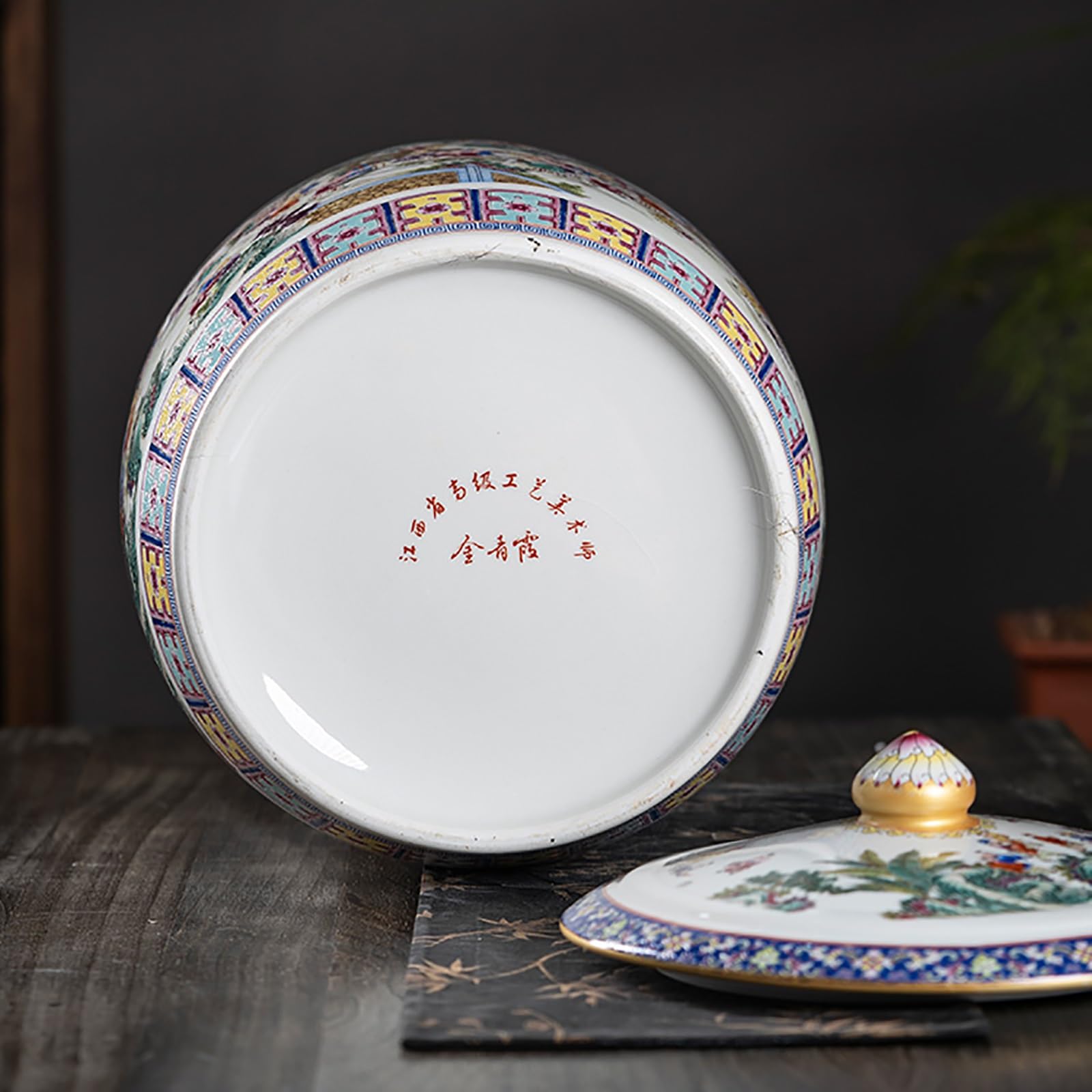 Barattolo Di Riso In Ceramica Di Design Cinese Contenitore Per Cereali Secchio Di Riso In Ceramica Retrò Serbatoio Di Stoccaggio Sigillato In Ceramica Distributore Di Riso E Cereali In Ceramica Secchi