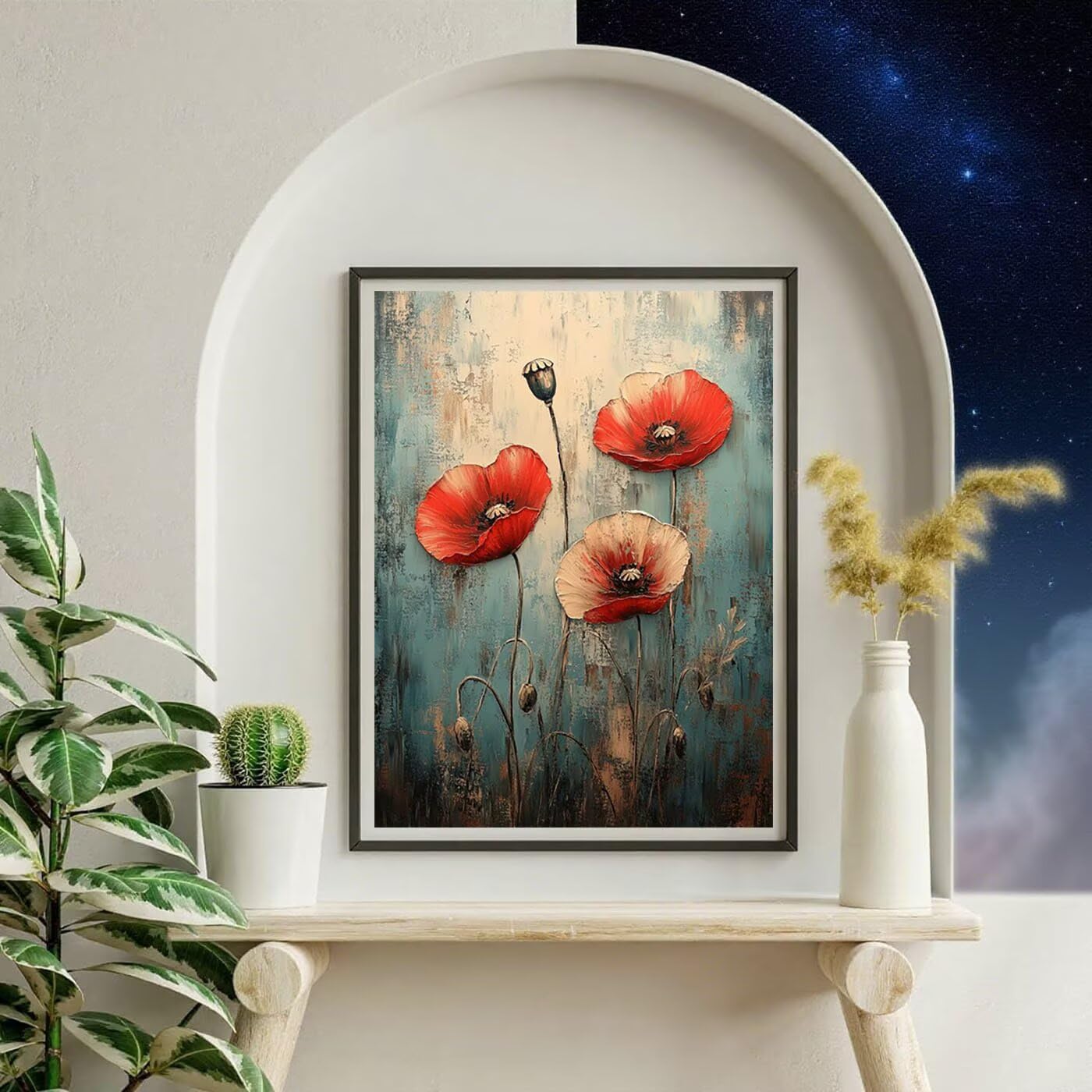 Diamentowa sztuka, czerwone diamenty, zestawy do malowania dla dorosłych, 5D, DIY, mak, pełne wiercenie, haft krzyżykowy, cekiny, klejnoty, obrazy, sztuka i rzemiosło, obrazy do dekoracji ścian domu