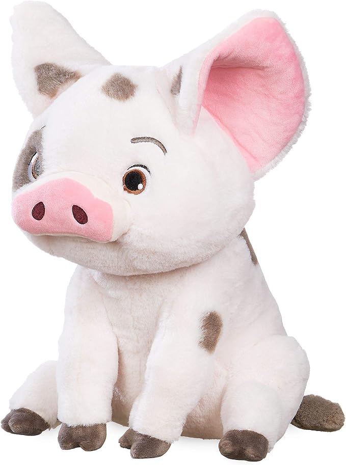 First Live-Action Moana Trailer Faces Backlash on YouTube 4 71d4oHIzfKL. AC SX679 Disney Store Official Pua Plush, Moana, Medium 13 Inches, Iconic Cuddly Toy Character with Embroidered Eyes and Soft Plush Features, Suitable for All Ages 0+