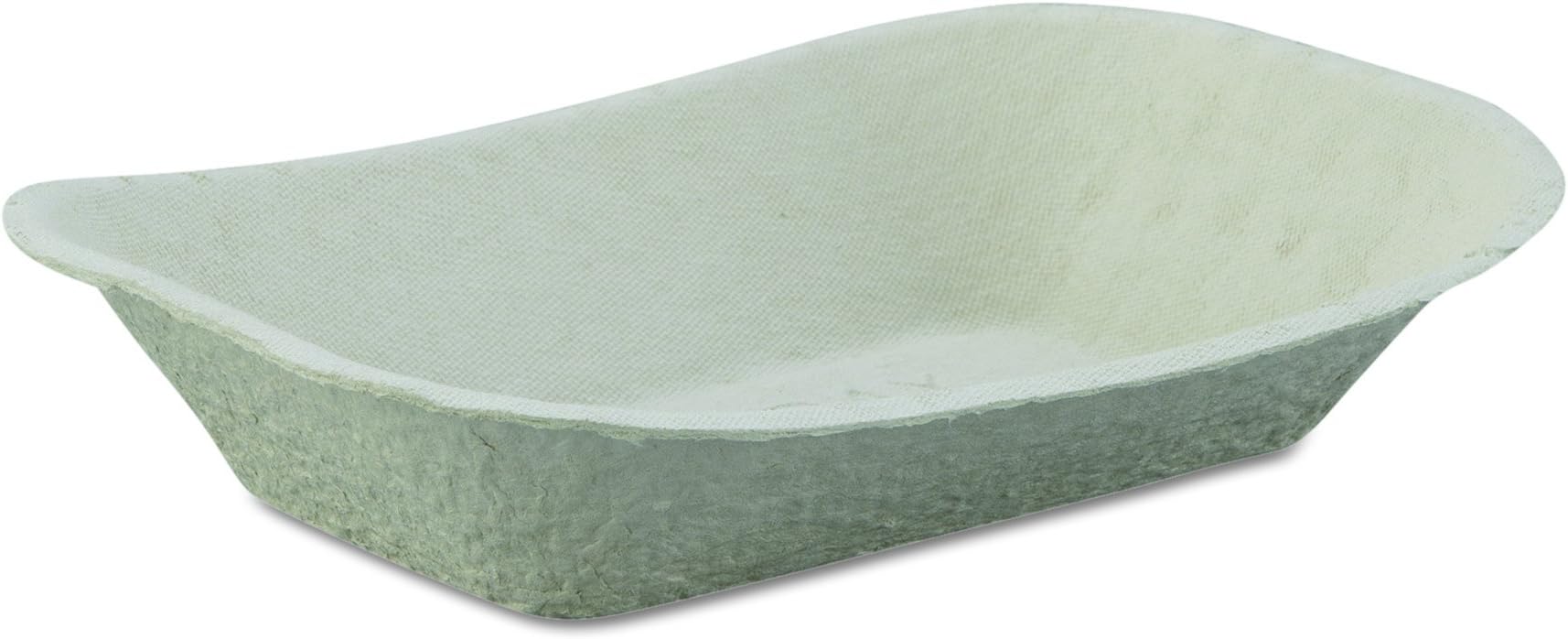 Chinet 10404CT Savaday Molded Fiber Food Tray, Beige, 5-1/2x7-1/2, 250 per Bag (Case of 1000)