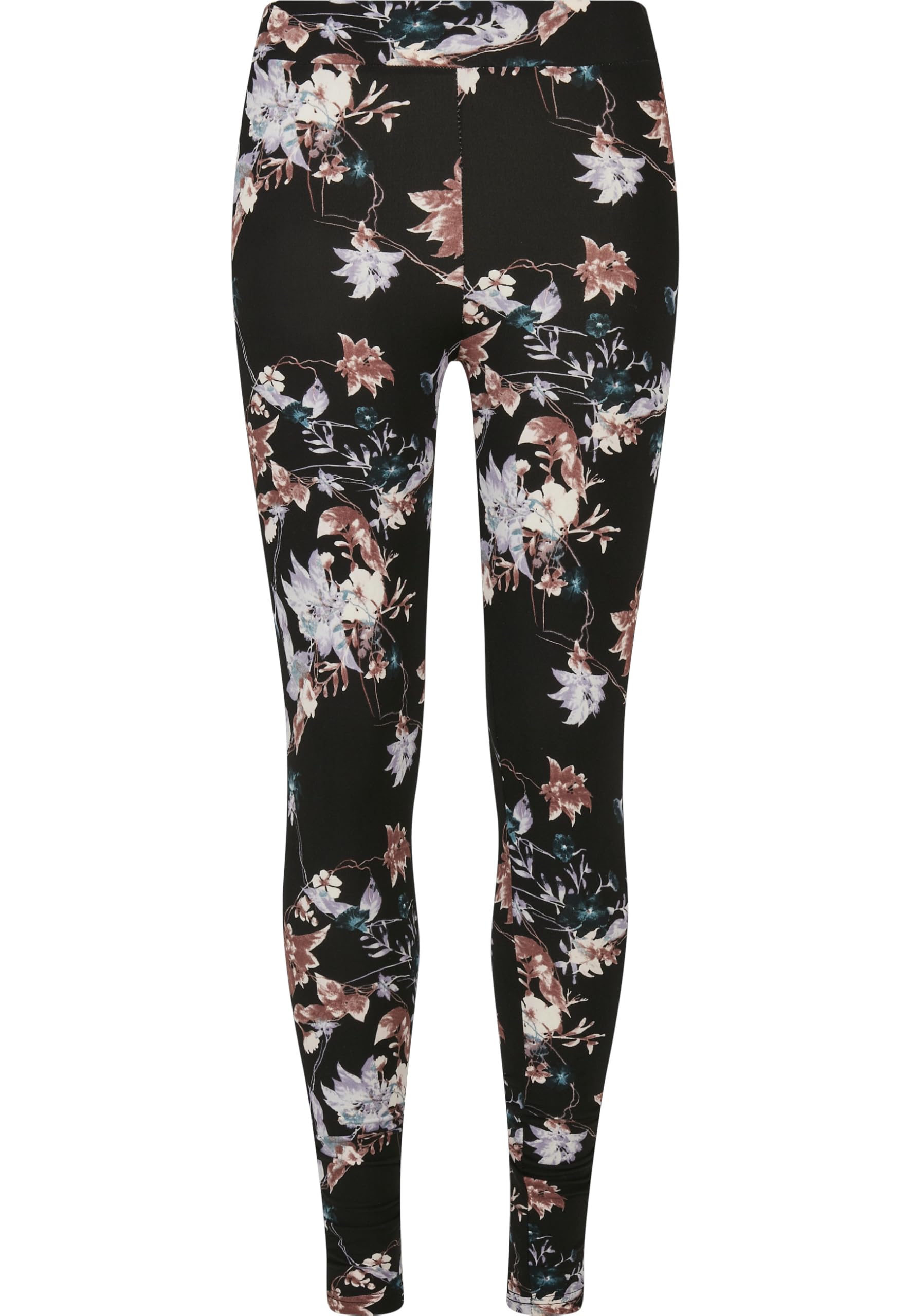 Urban Classics Women's Blacksoftflower Soft Aop Leggings Leggings, Xxl