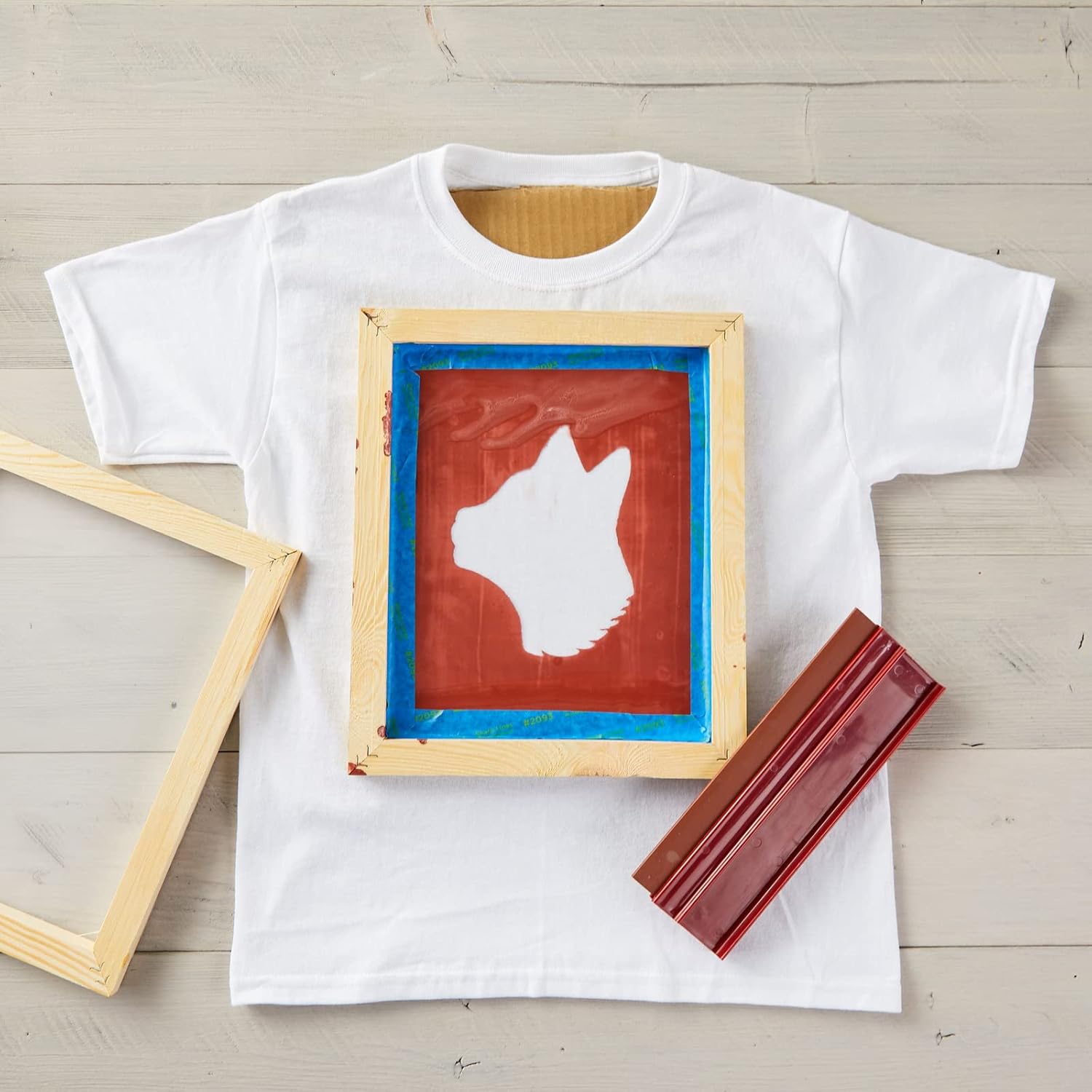 3 Pack Wood Silk Screen Printing Frame Starter Kit for Beginners and Kids, 110 Mesh (11 x 13 x 0.8 in)