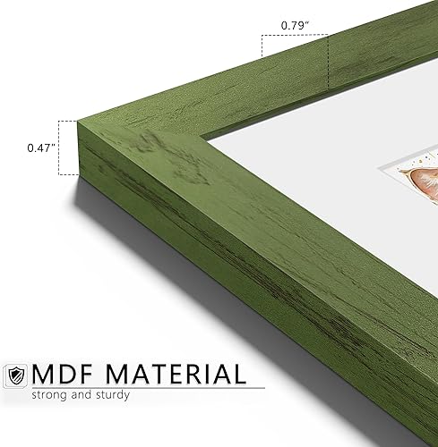 Miniatura 121 de Picrit - Juego de 12 portarretratos de 5 x 7 pulgadas para colgar en la pared o exhibir sobre una mesa, para fotos de 4 x 6 con paspartú o 5 x 7