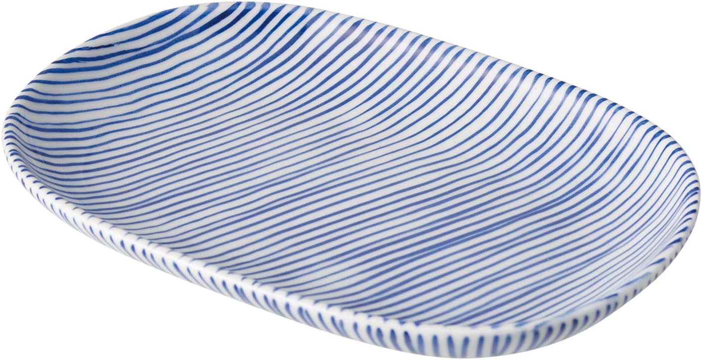 Saikaitoki 17839 Hasami Ware 5 Inch Plate, Tokusa