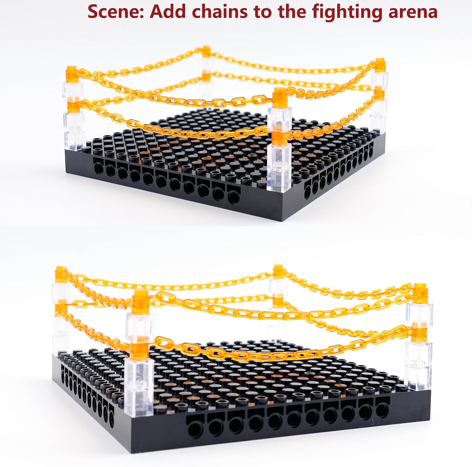 Chain Link Bricks Parts and Pieces, 40pcs Building Block Accessories image 4