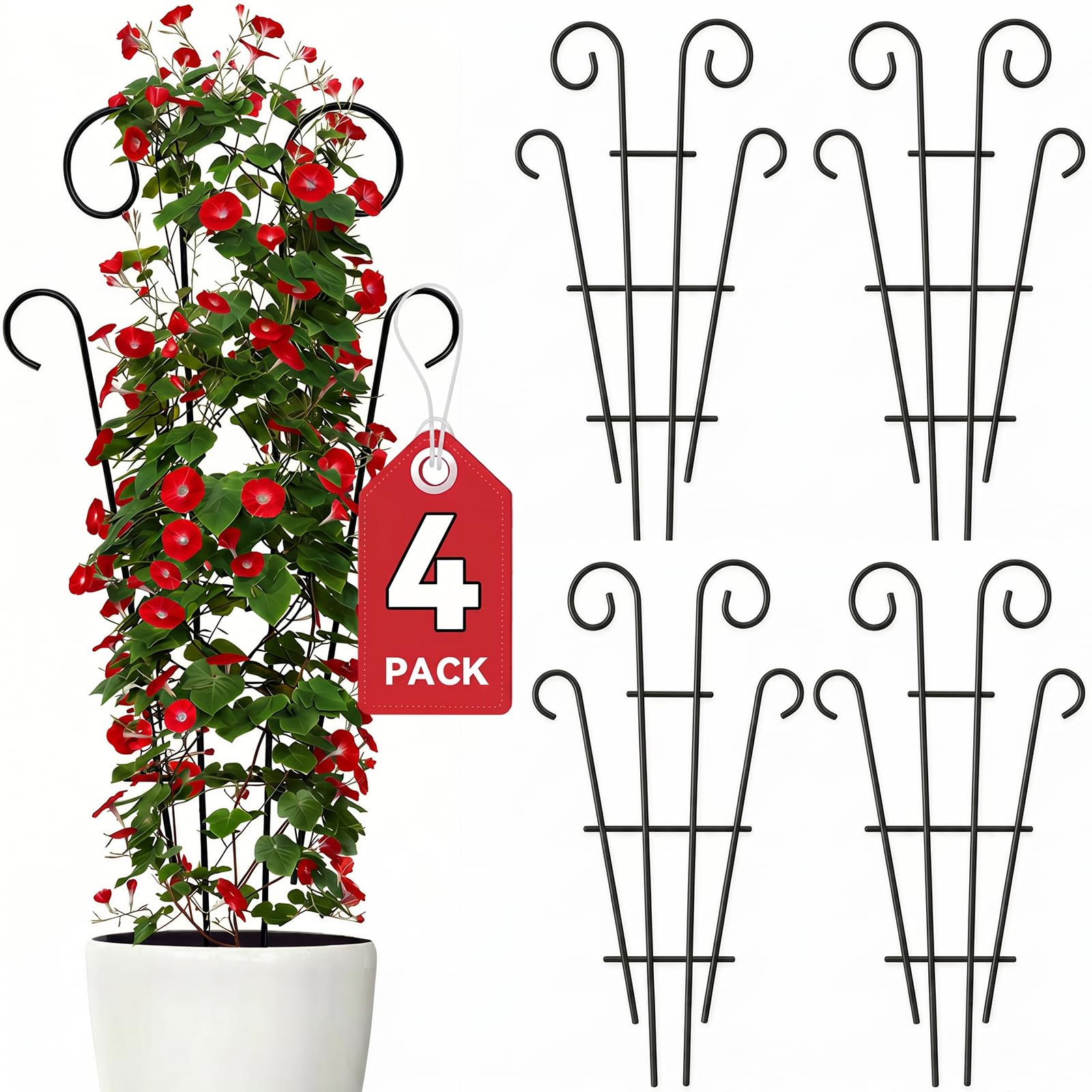 MQJIAZHI 6ft Adjustable 2-Pack