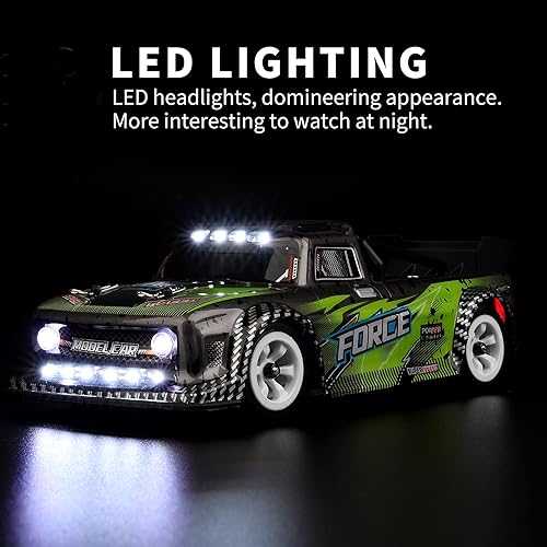 Miniatura 4 de GoolRC WLtoys 284131 - Coche de carreras a control remoto a escala 1:28, 2.4 GHz, 4 WD, 30 KM/H de alta velocidad para niños y adultos