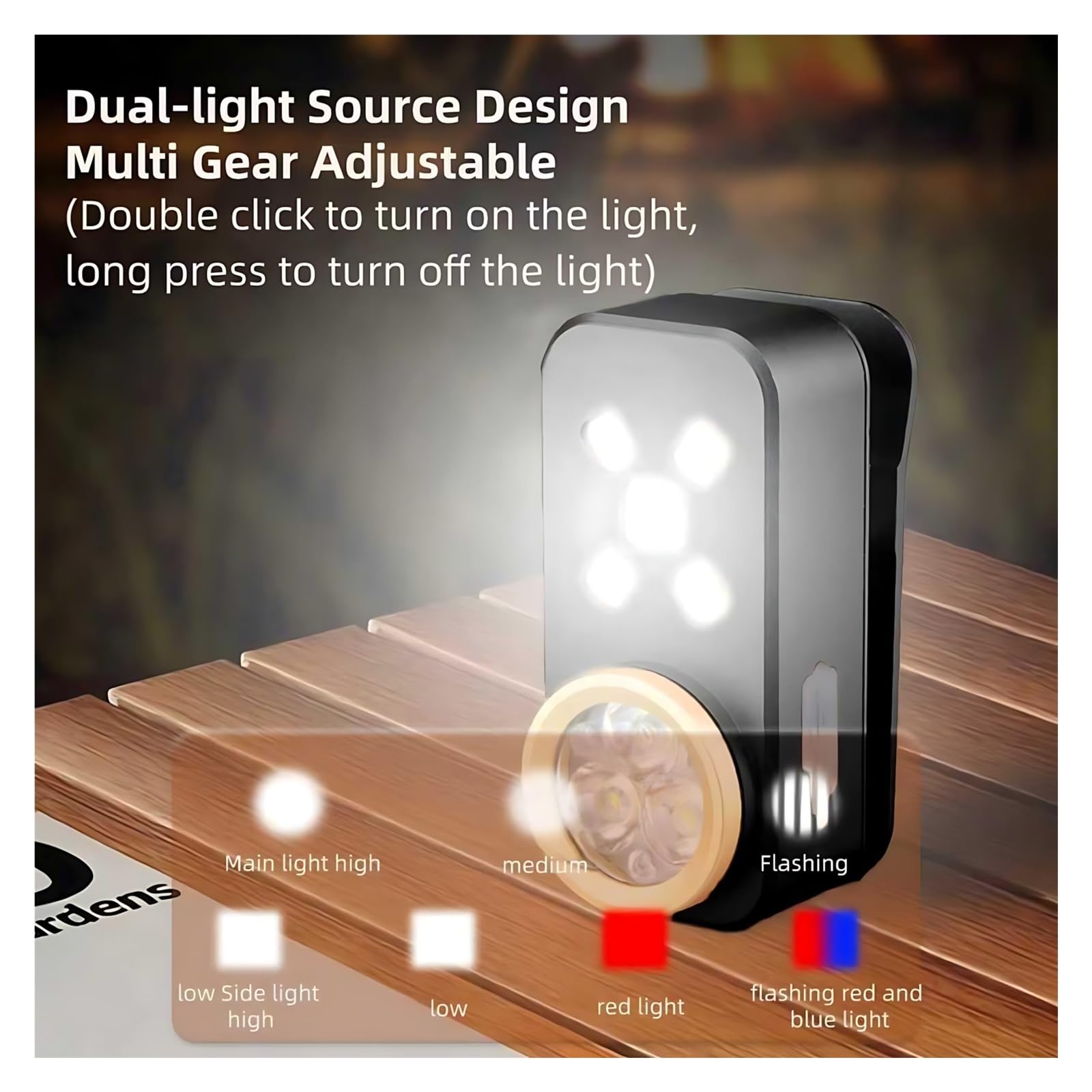 Linterna EDC Recargable, Mini Linternas LED, 500 Lúmenes, Luz Portátil Con Clip, De Bolsillo, Magnética Pequeña For Señalización, Camping, Emergencia (naranja) Luces SúPer Brillantes(Black)