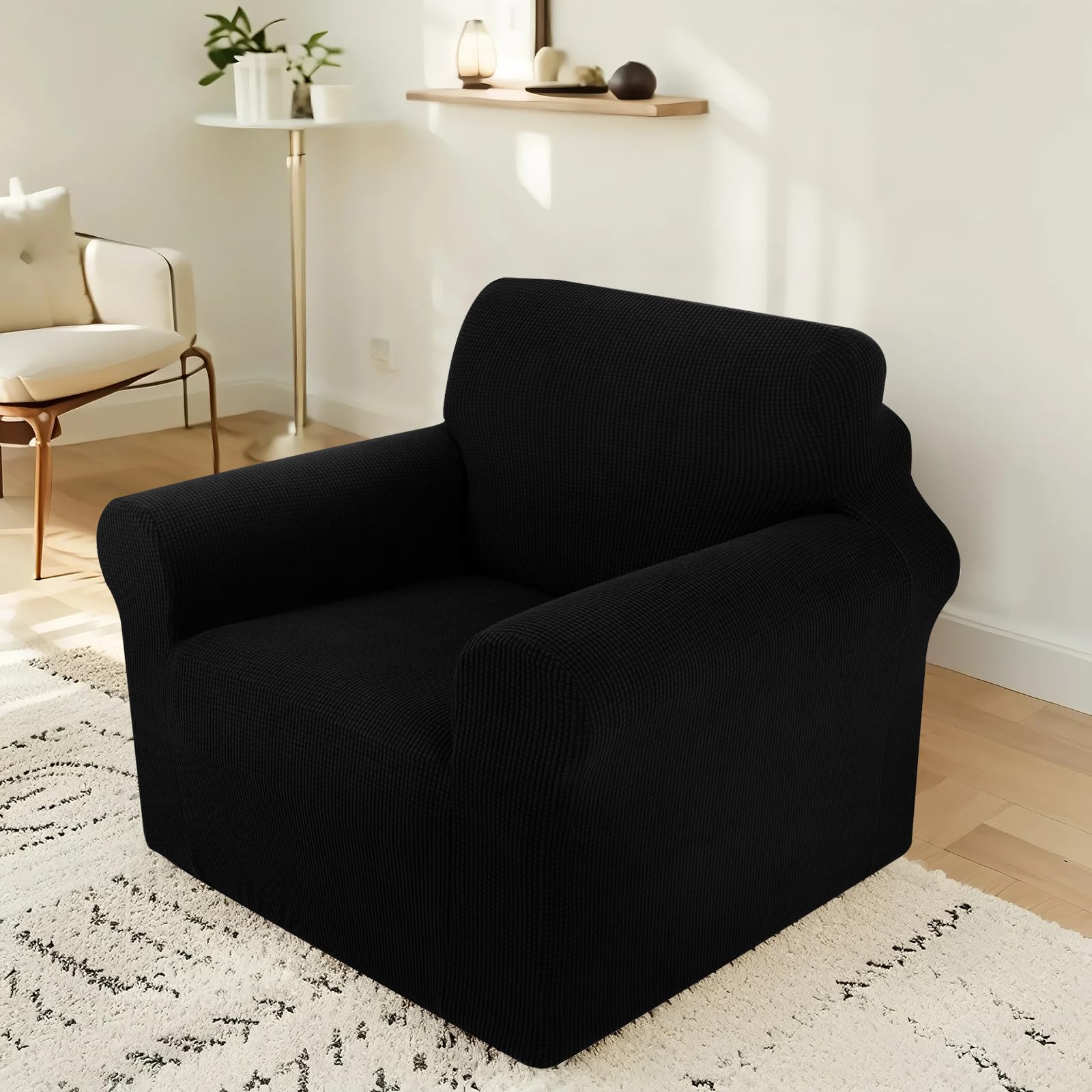 Housse de canapé extensible pour salon avec enfants et chien