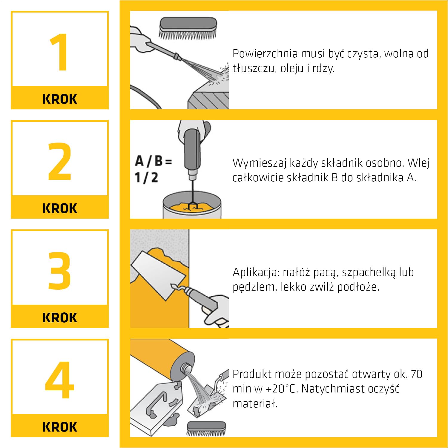SIKA - Klej epoksydowy konstrukcyjny - Sikadur 31+ - 6kg | Klej konstrukcyjny epoksydowy - Do prac naprawczych - Wysoka przyczepność - Do wnętrz i na zewnątrz