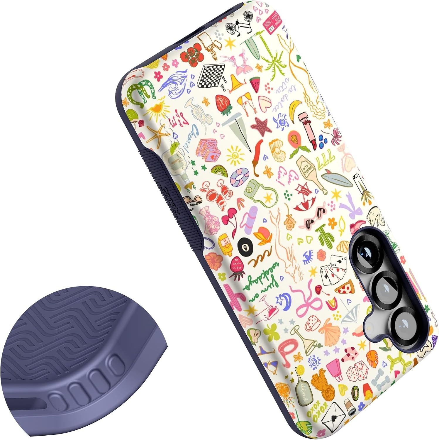 Casely Galaxy S25 Case | All The Fun Things | Fun on Weekdays | Bold Protective Design | Compatible with MagSafe