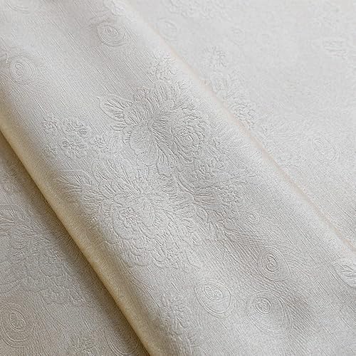 Miniatura 5 de Cortinas de oscurecimiento de habitación de doble capa con superposición transparente bordada para dormitorio, cortinas con ojales, cenefa adjunta