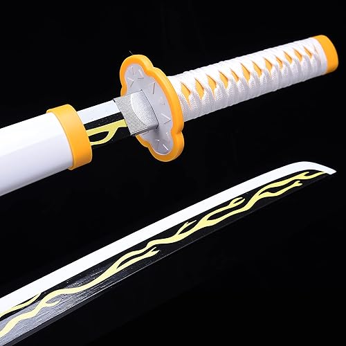 Miniatura 5 de ziqing Espada para cosplay de Demon Slayer hecha a mano, Katana de 31 pulgadas con múltiples estilos para elegir