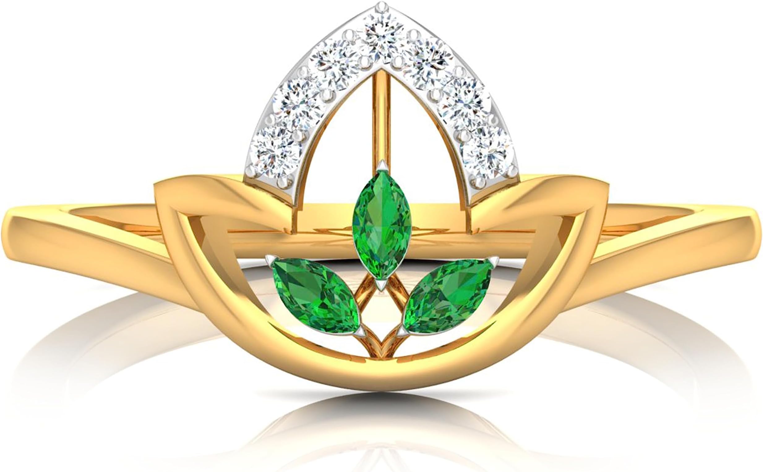 SPARKLE Eternal Trio Grati Diamond Ring for Women, Girls, Loved One