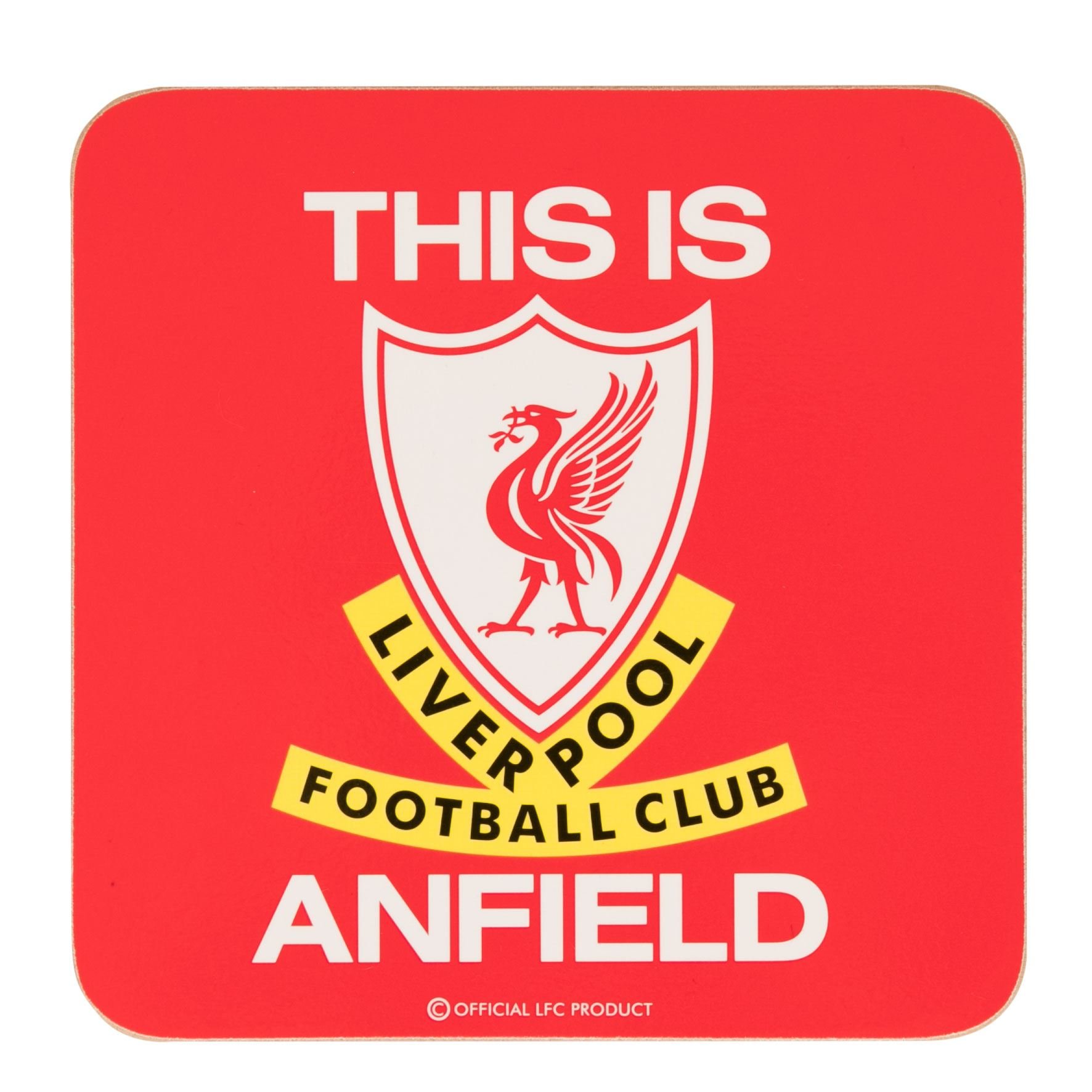 Liverpool FC LFC"This is Anfield" Drink Coaster Official