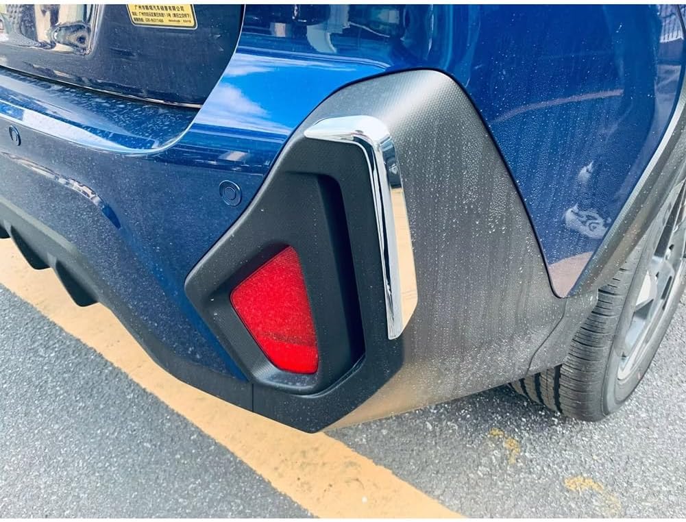 Beautost Fit for Subaru Crosstrek 2024 2025 2026 Rear Fog Light Cover Bezel Trim Chrome