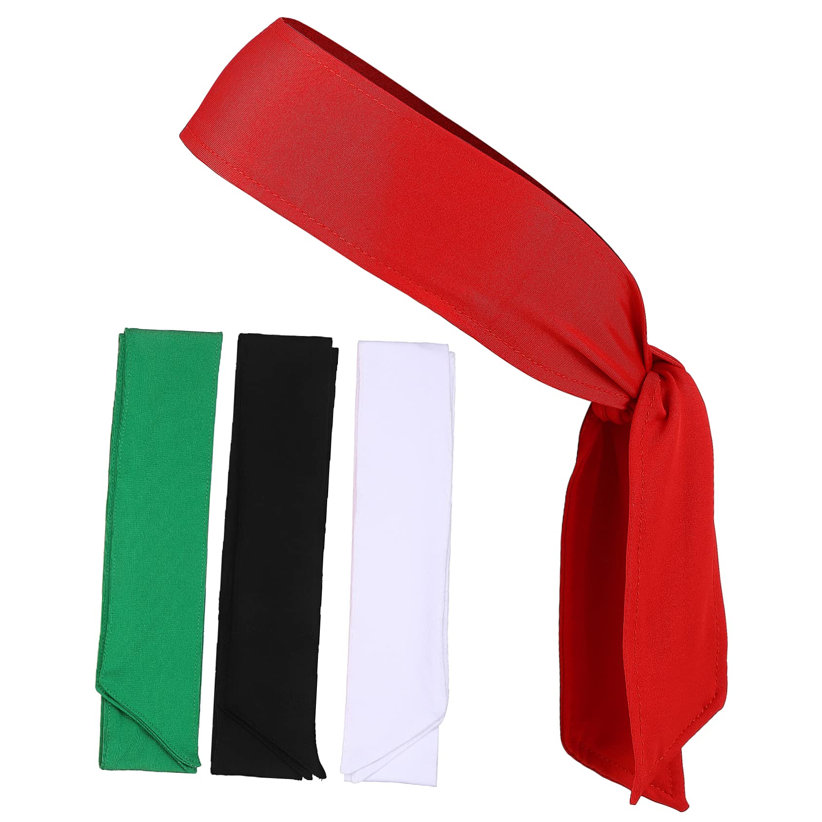 FOMIYES 8 Pezzi Fascia Sportiva Fascia Tennis Fasce Per Gli Uomini Fasce Per La Testa Per Fasce Per Donna Fascia Per Cravatta Fascia Per La Testa Elasticizzata Fascia Per