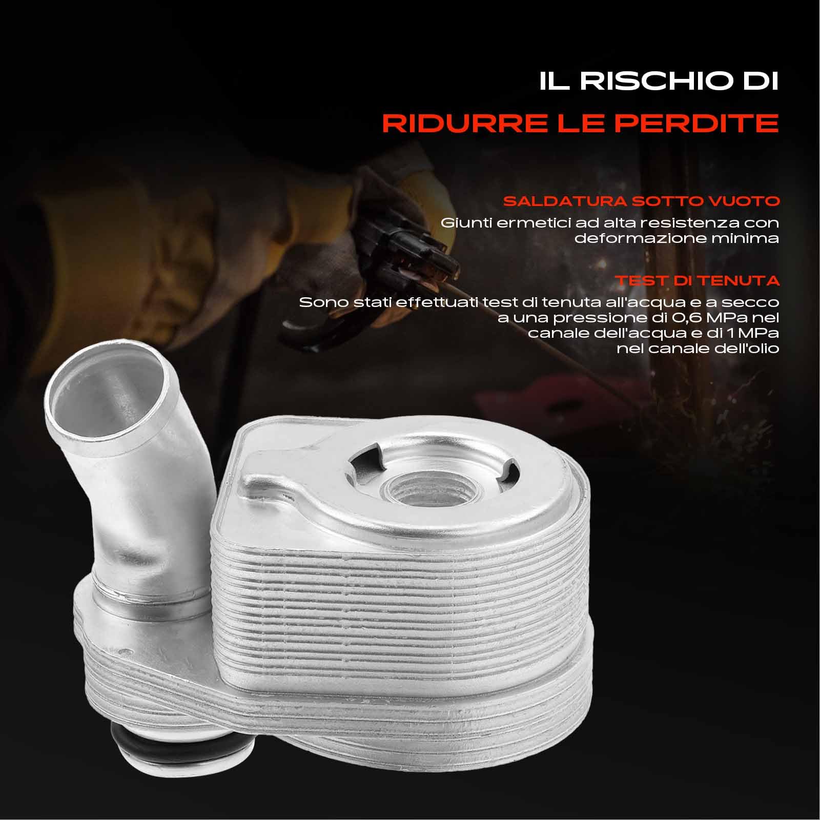 Frankberg Radiatore dell'olio 5801555580 | Compatibile con: Ducato Van 250, Ducato pianale/telaio 250, Ducato Bus 250