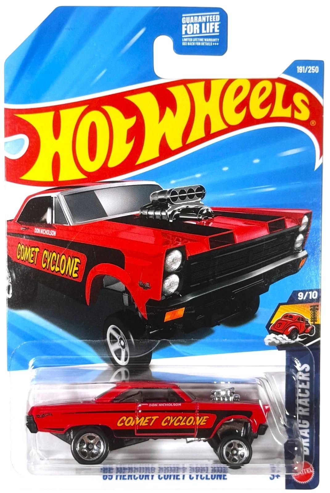ホットウィール　コレクターズコンベンション　65マーキュリーコメットサイクロン Hot Wheels 65 Mercury Comet Cyclone Drag Racers Ages 3 and Up 191