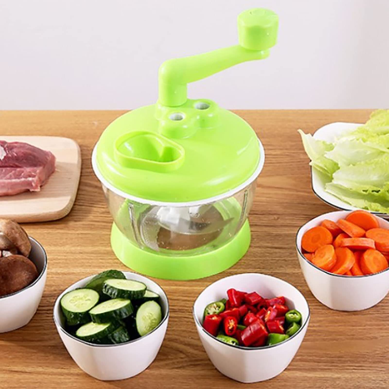 Amazon.com: Multi-Functional Manual Food Processor, Hand Crank