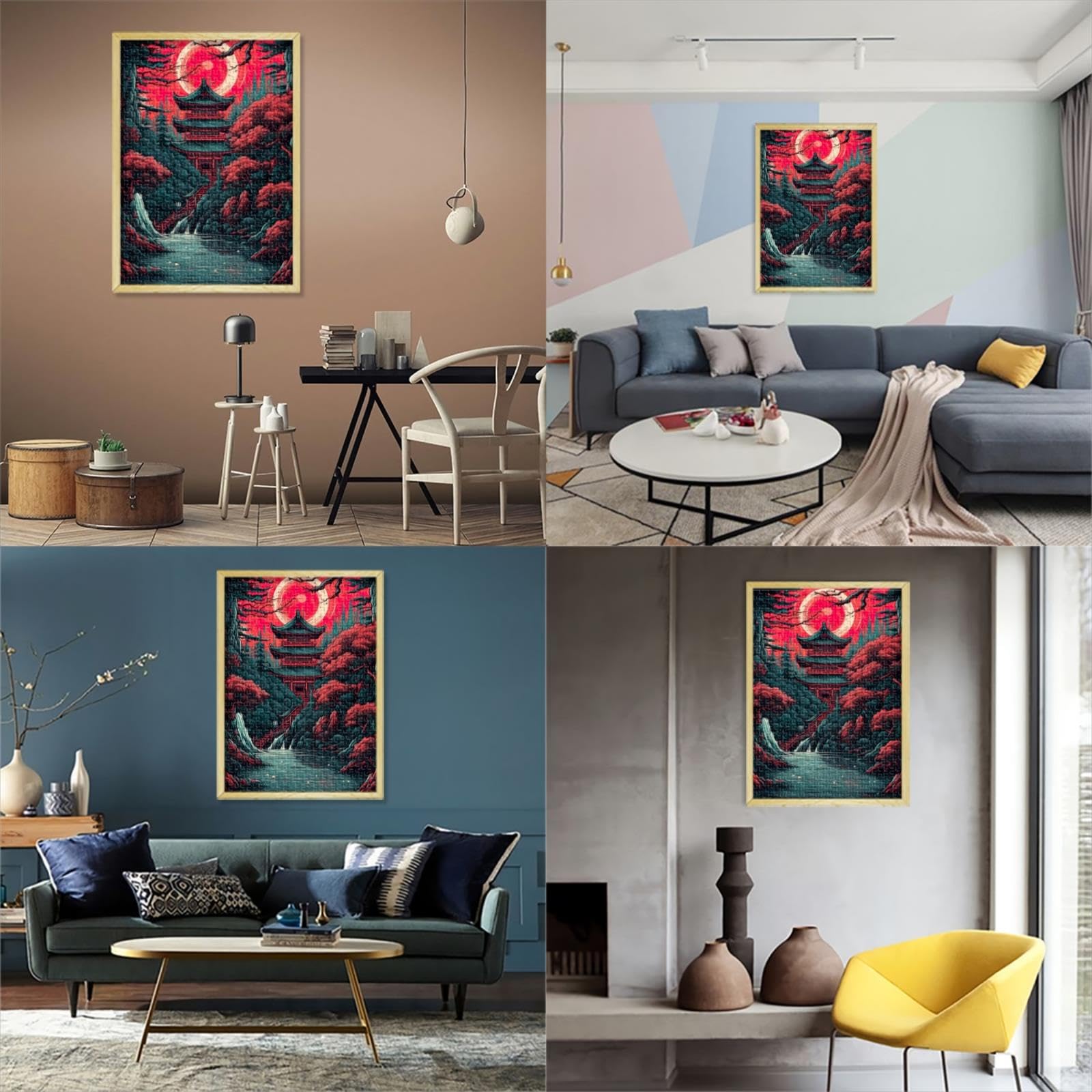 Puzzle Puzzle Eclissi solare in Giappone Puzzle in legno 1000 pezzi per adulti Puzzle 1000 pezzi gioco di puzzle per famiglie regali di compleanno 1000 pezzi（50x75 cm）