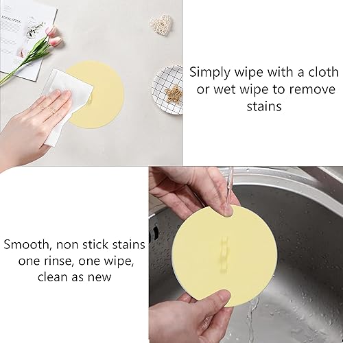 Miniatura 3 de Septe 6 fundas de silicona para tazas, tapas de silicona para tazas de café (6 colores, estilo B)