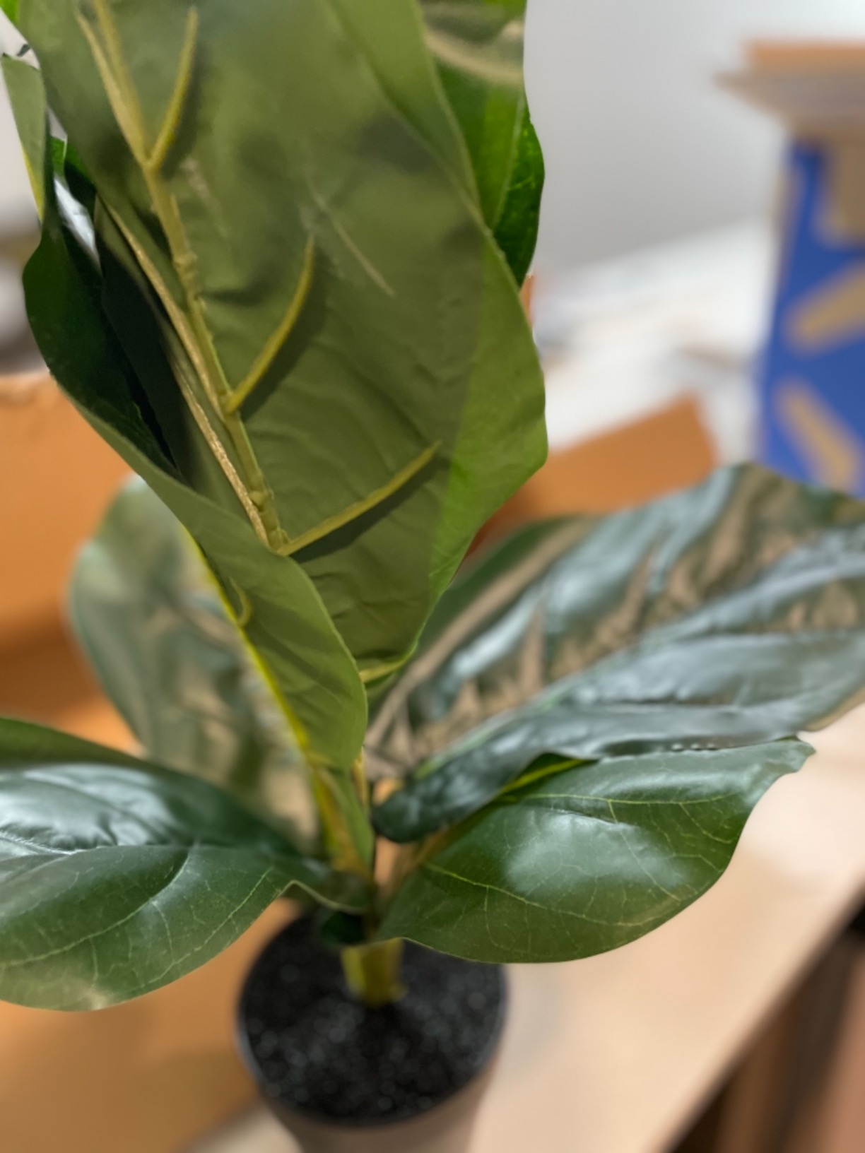 13/mo Finance Artificial Fiddle Leaf Fig TreeFake Silk Plants 4
