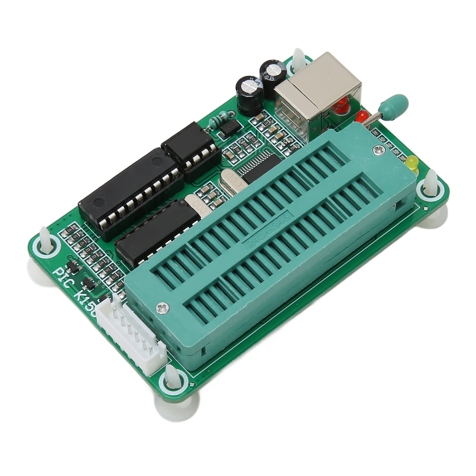 Programmatore per Microcontroller PIC K150 Ad Alta velocità, Presa di Programmazione DIP a 40 Pin, Design Compatto, per Masterizzazione di Chip PIC, modalità di Comunicazione USB