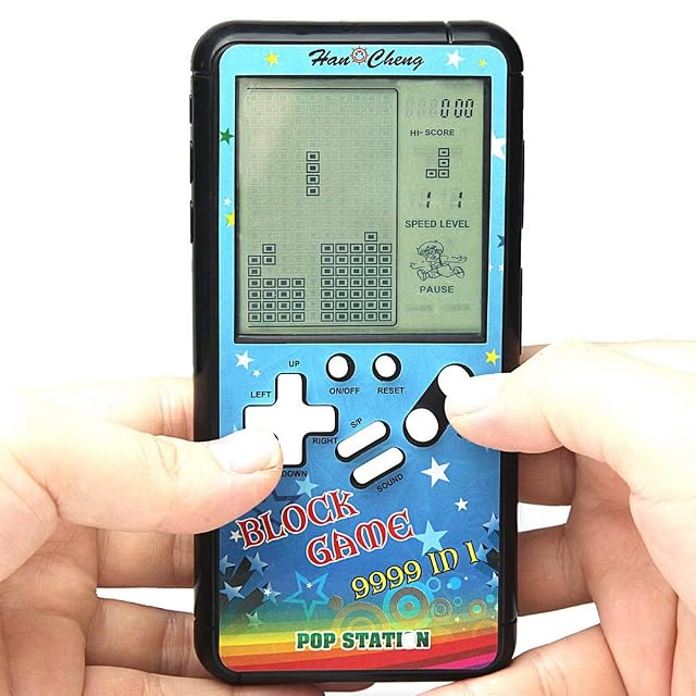 Foto 2 de 8 de CZT Nueva carcasa de color pantalla grande consola de juegos de ladrillo retro cuerpo pequeño pantalla grande…