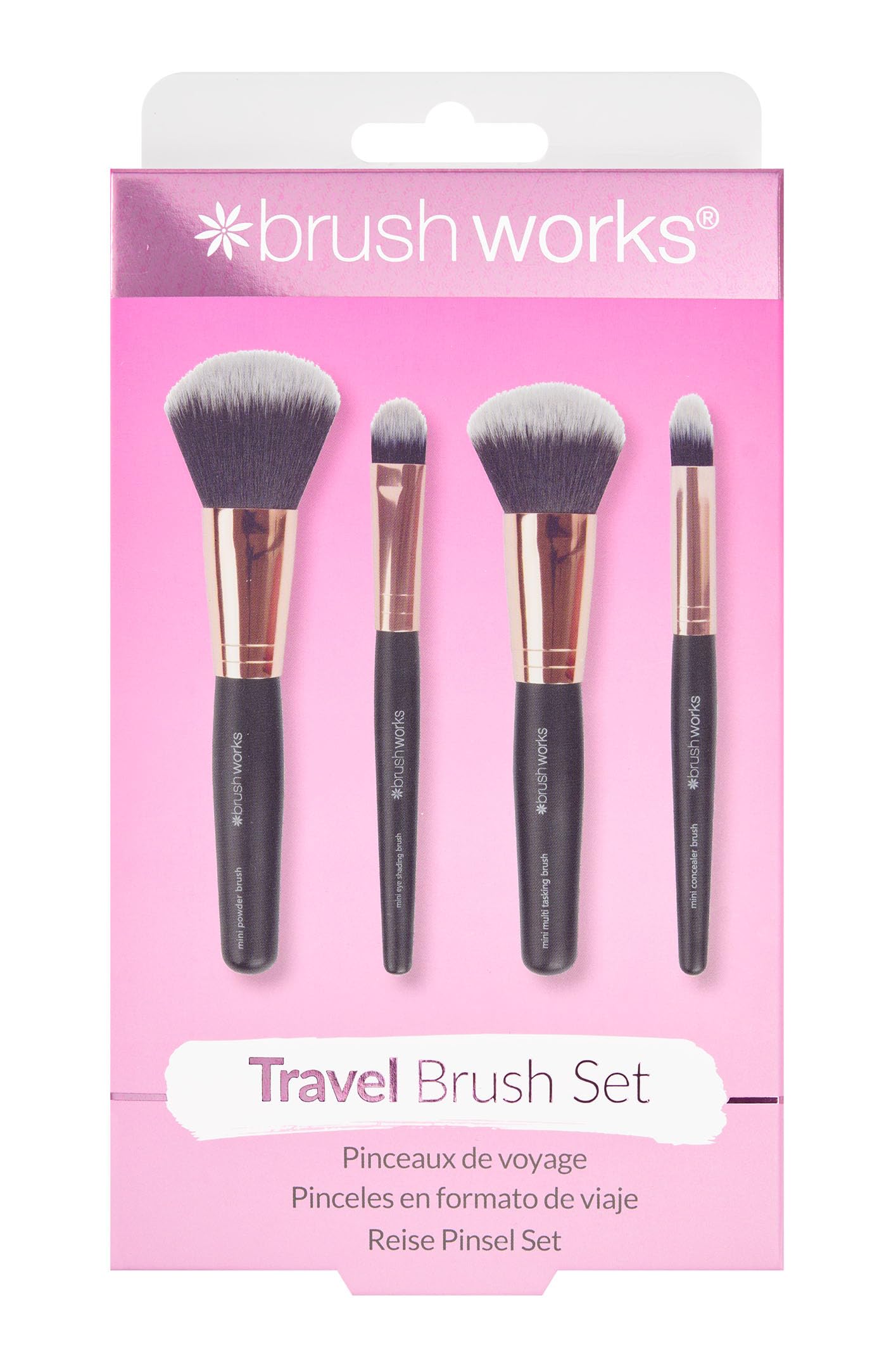 Brushworks Travel Makeup Brush Set