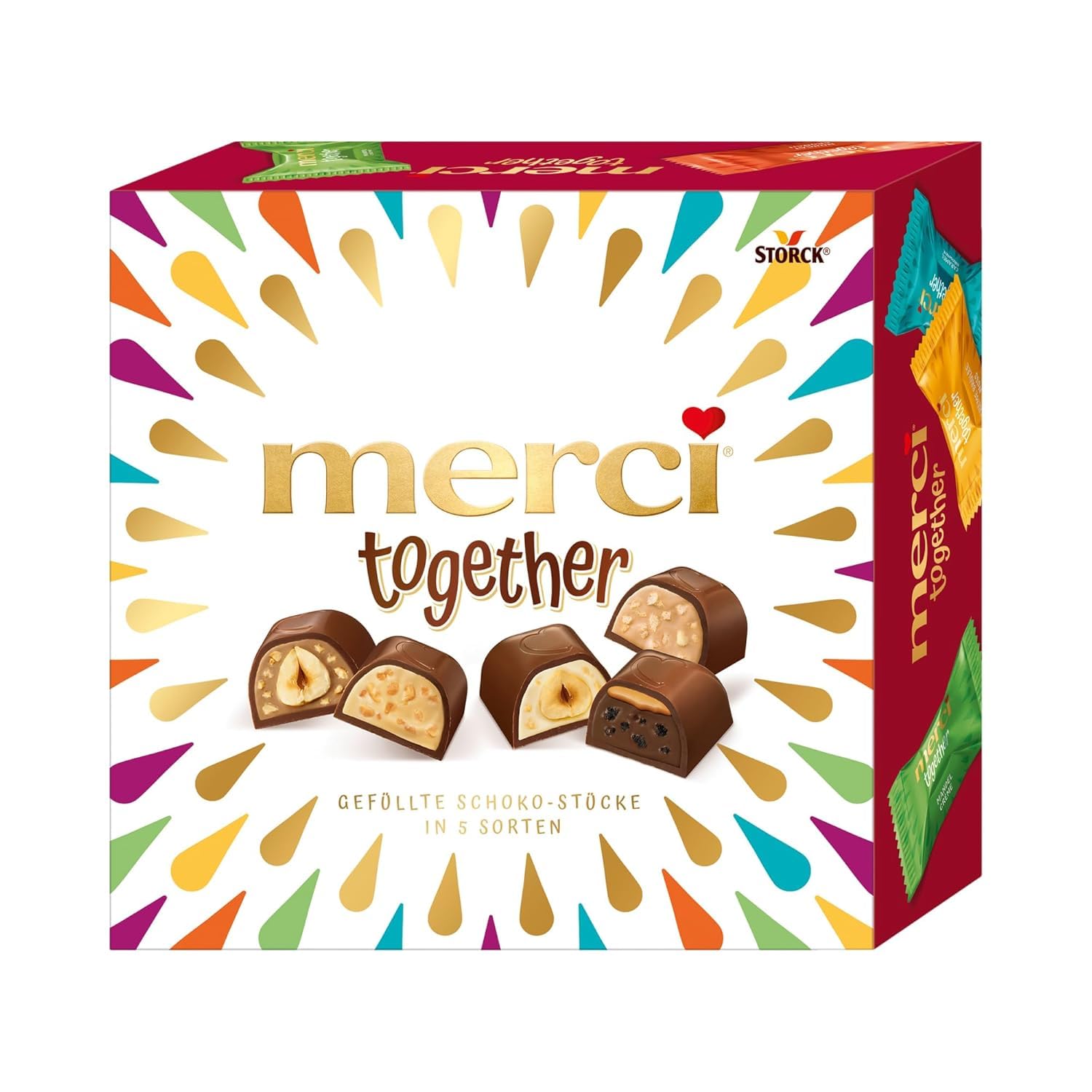 Storck Merci Together Assorted Chocolate Gift Box 175g By Cougar
