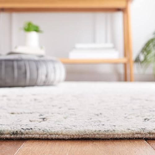 Miniatura 24 de MARTHA STEWART x Safavieh MSR3532M - Alfombra de lana contemporánea, hecha a mano, 8 x 10 pies, color marfil/azul