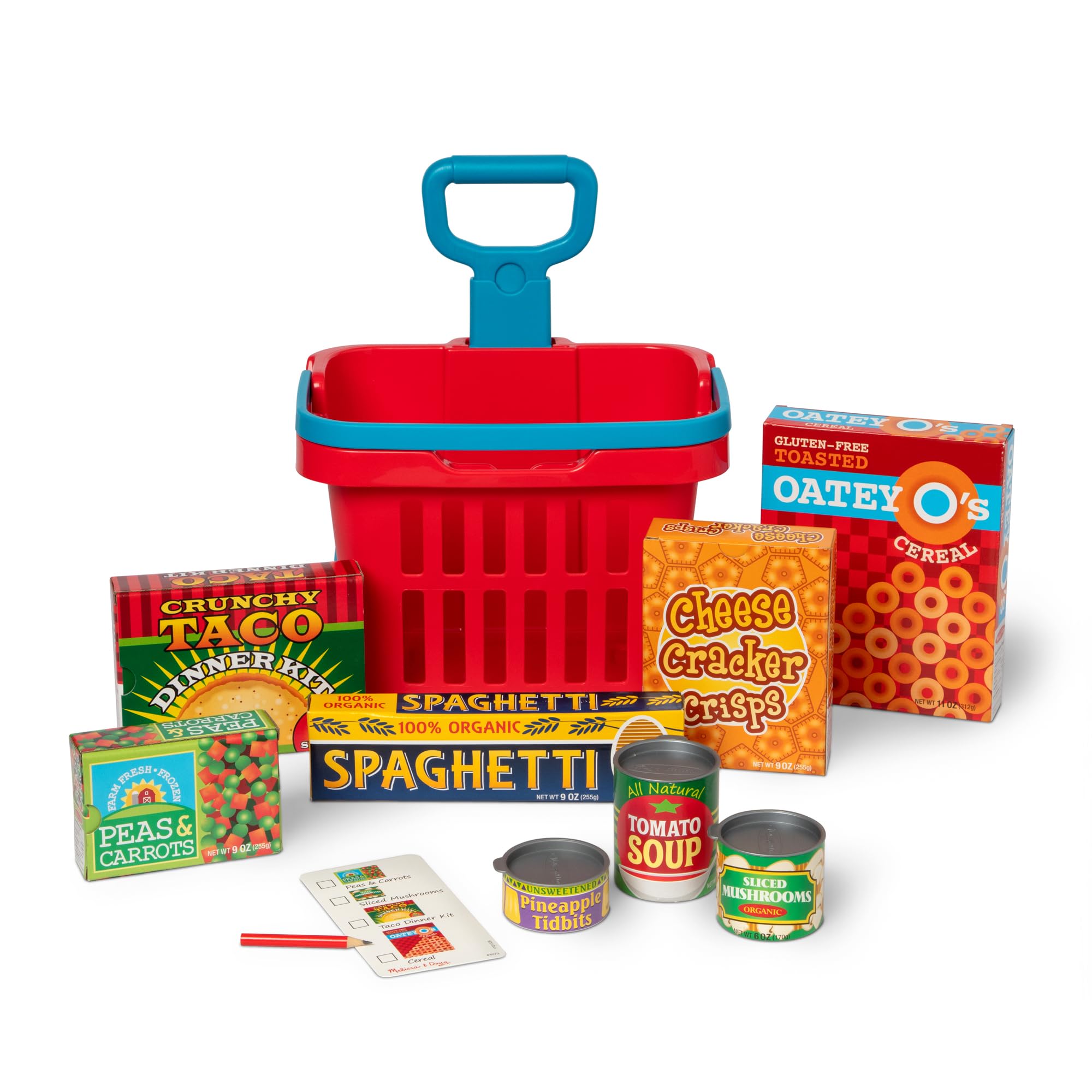 Rolling Grocery Basket-
