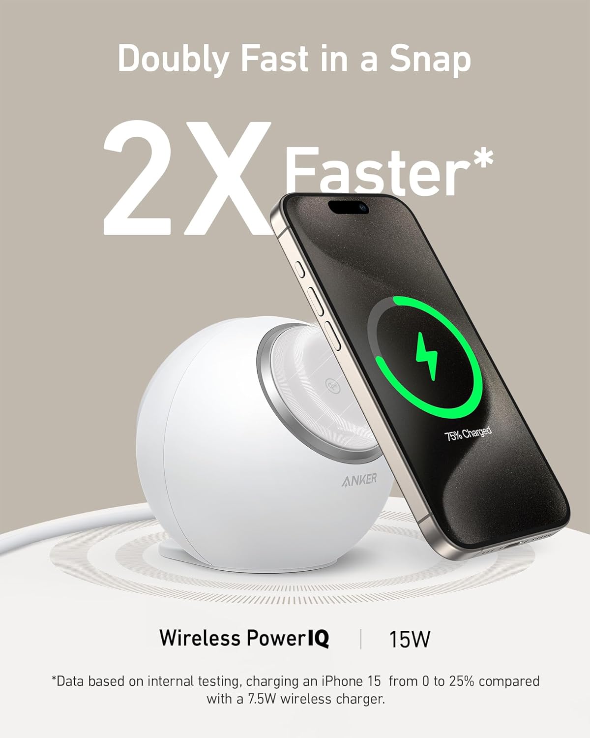 Anker MagGo Power Bank (10,000mAh, 15W) MagGo Magnetic Charging Station (8-in-1, 67W)